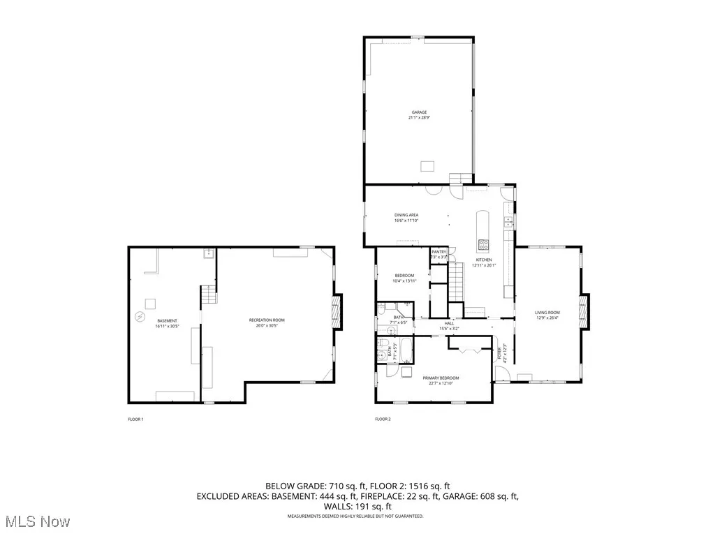 View of floor plan / room layout