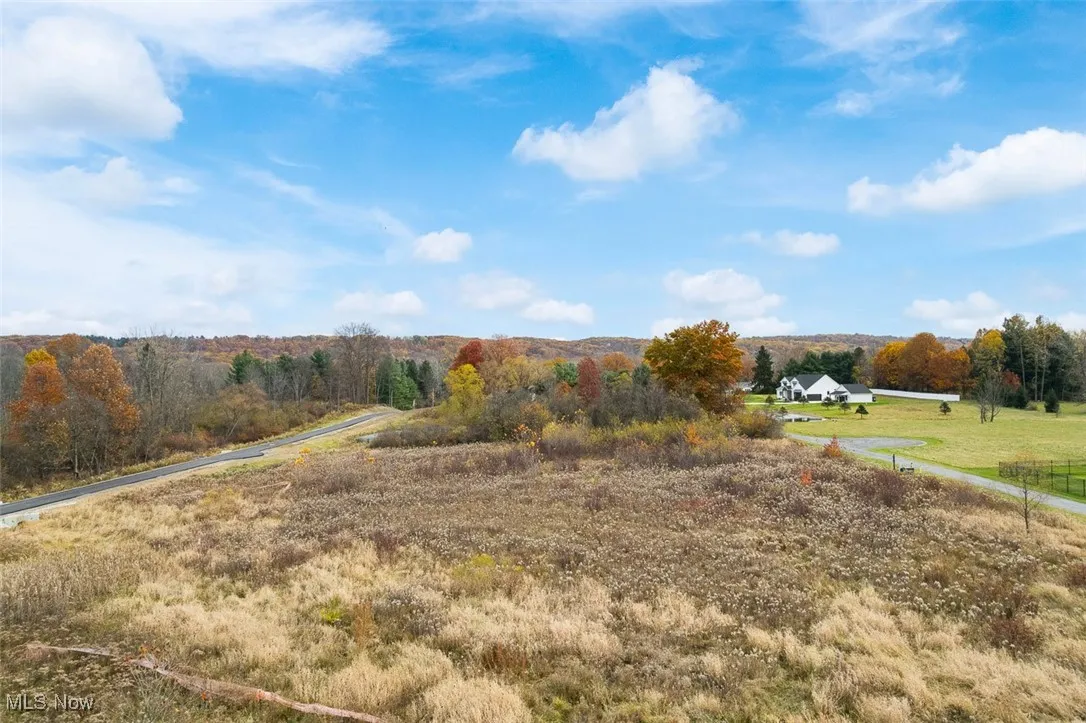 View of yard with a rural view