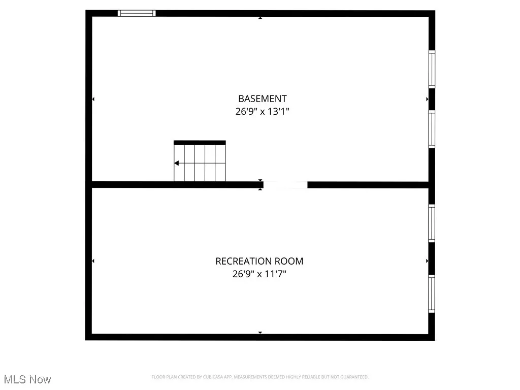 View of room layout