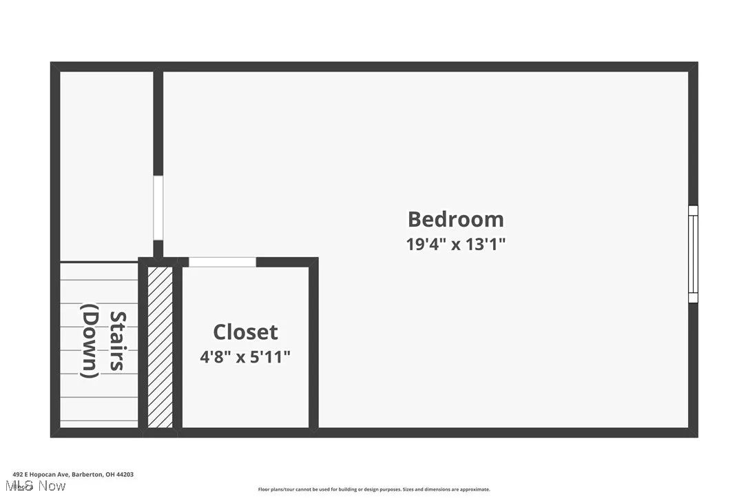 Second level floor plan