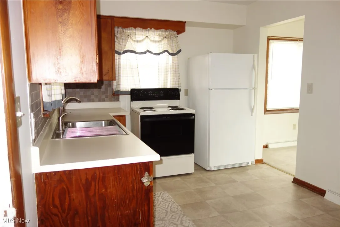Clean and Roomy Kitchen