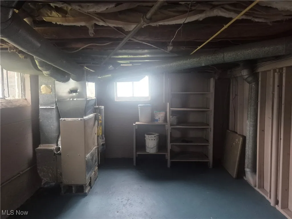 Furnace and storage area