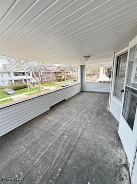 View of patio with a residential view