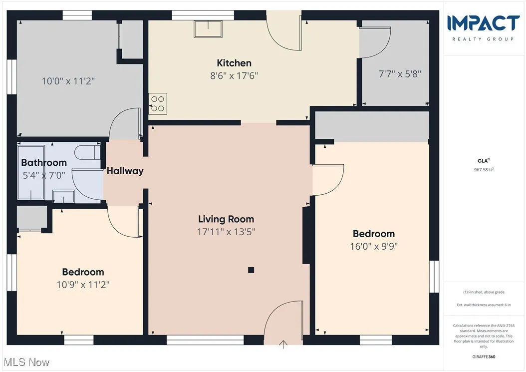 View of floor plan / room layout