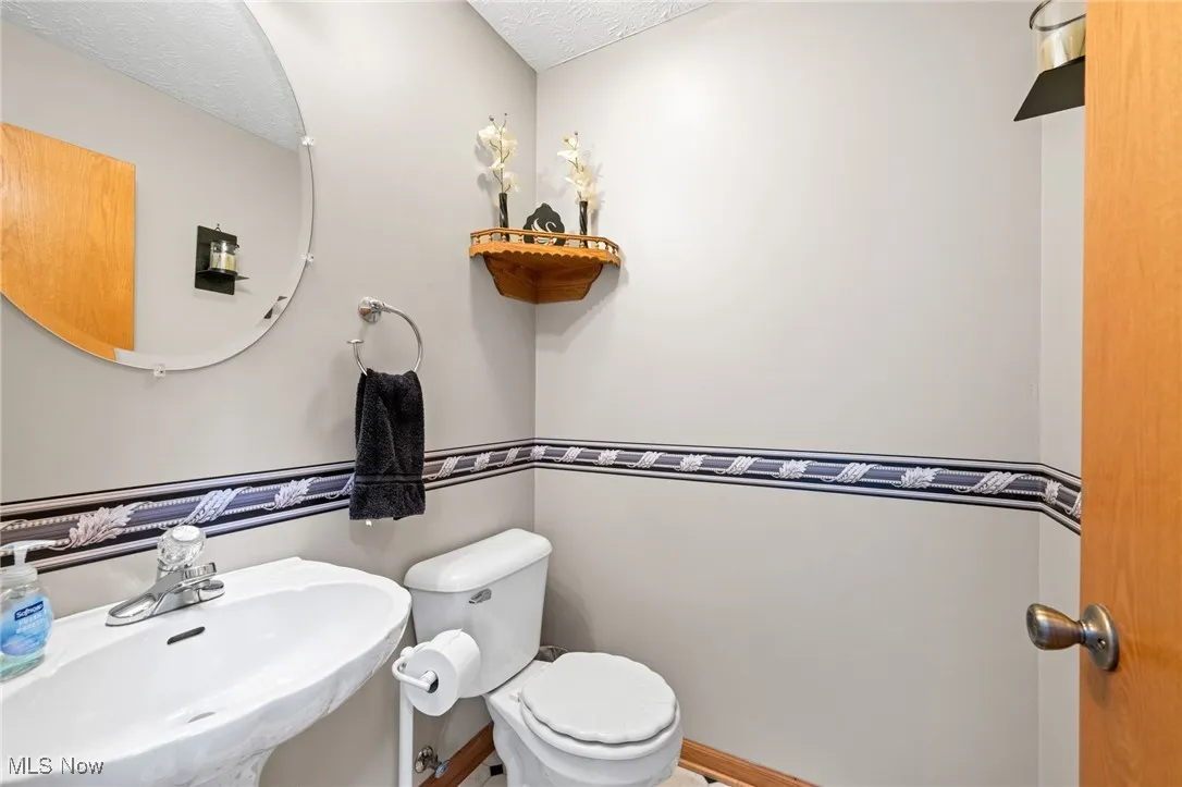 Main floor half bath