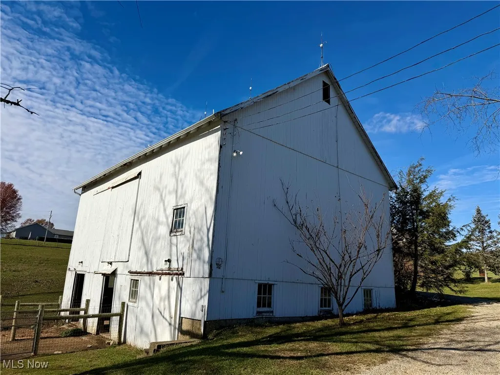 View of barn