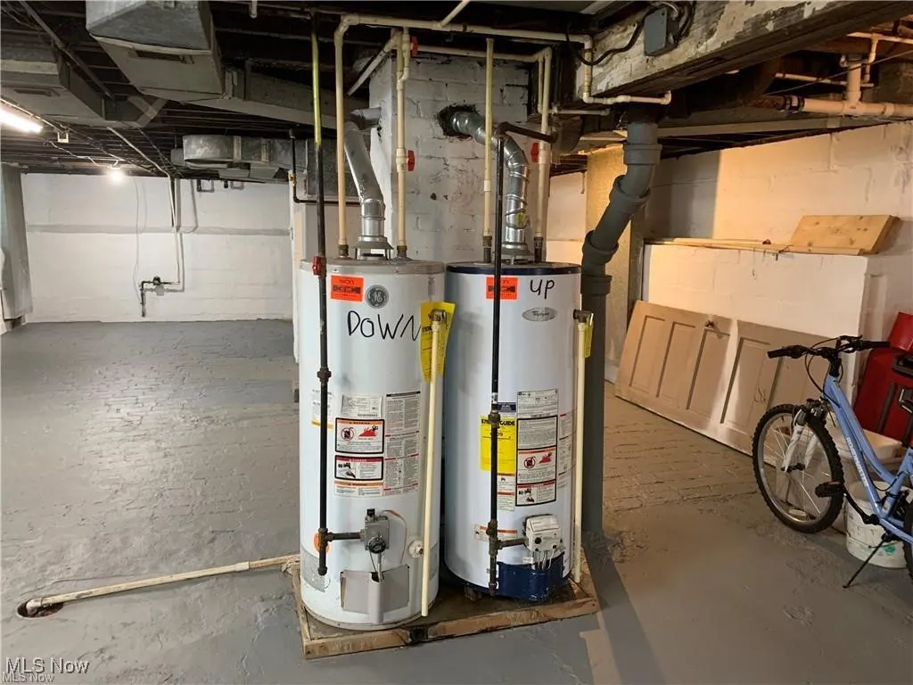 Utilities featuring water heater