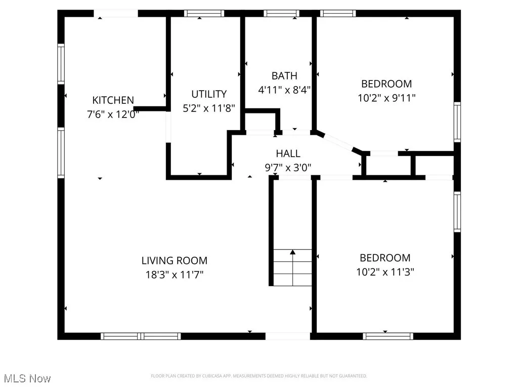 View of room layout