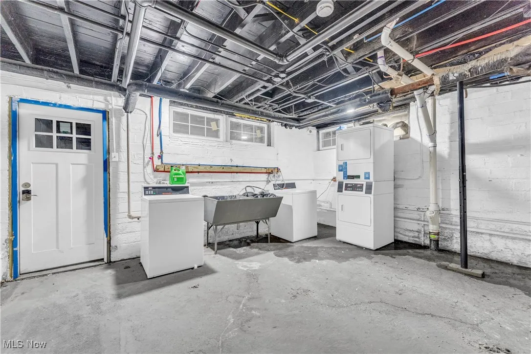 View of unfinished below grade area