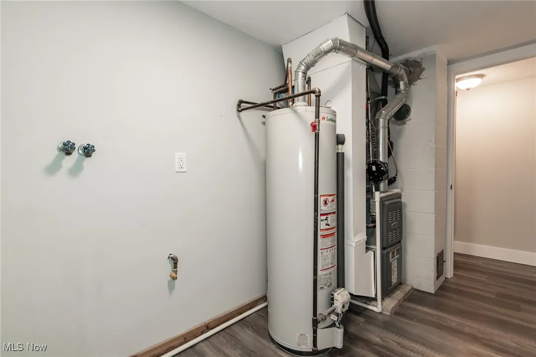 Utilities featuring water heater