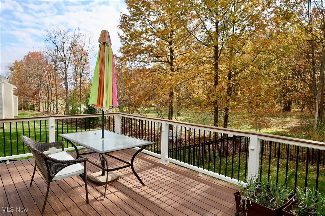Deck featuring outdoor dining area