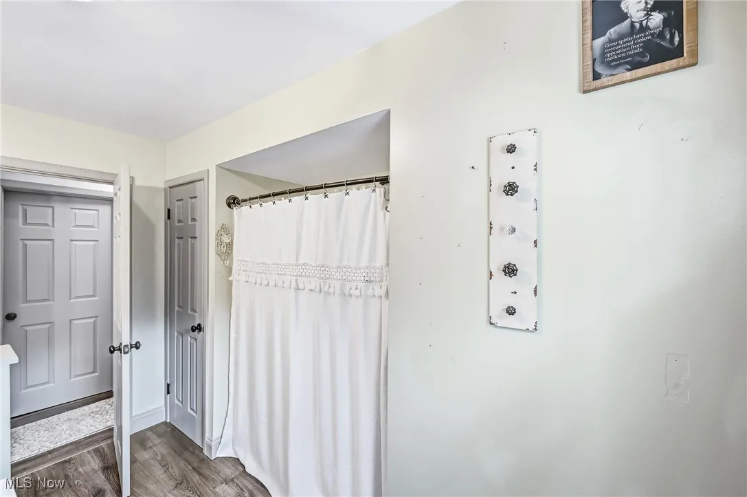 Full bath with shower and tub