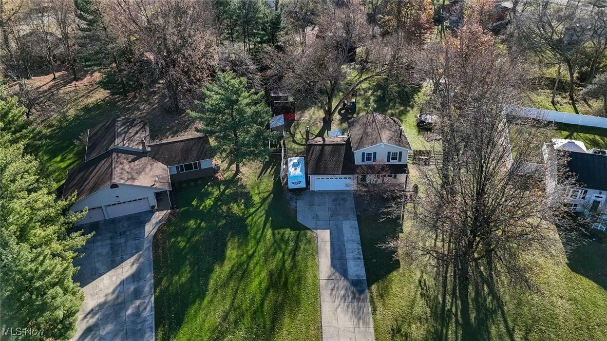 Aerial view of property and surrounding area
