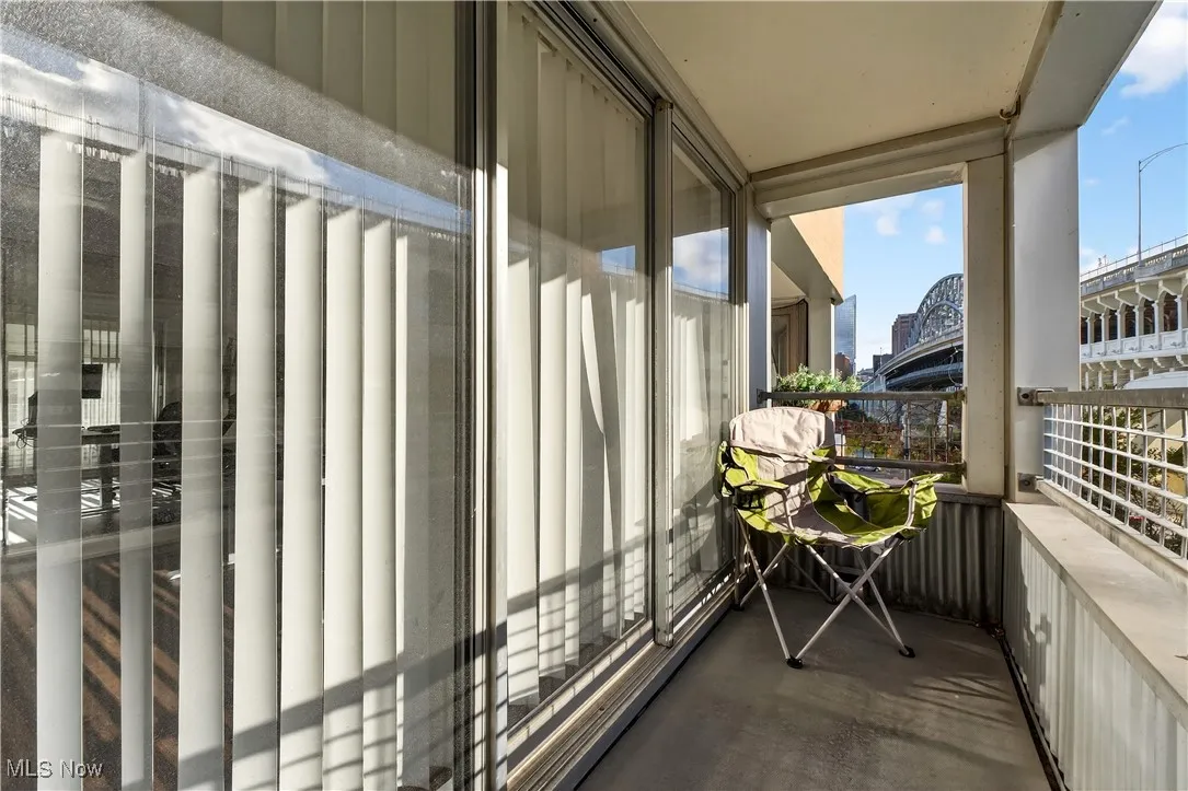 Balcony with a sunroom