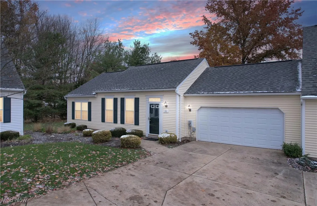 Twilight view of 551 Parkside Lane