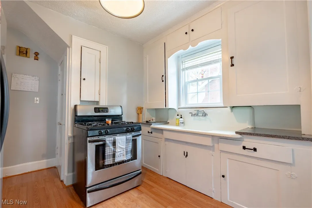 Beautiful white cabinetry.