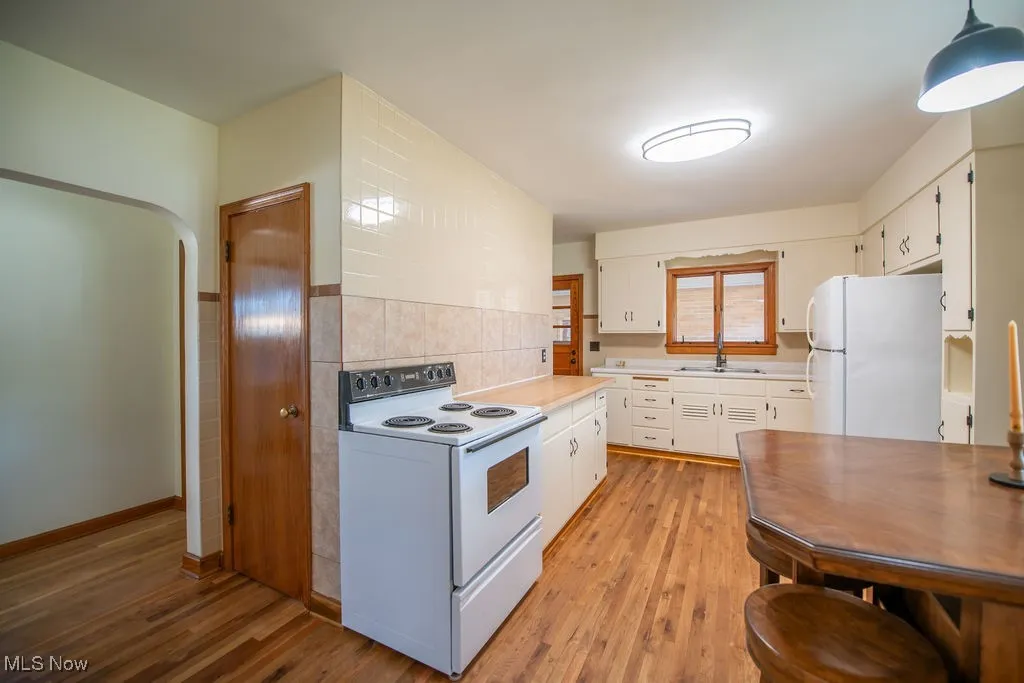 View of kitchen area