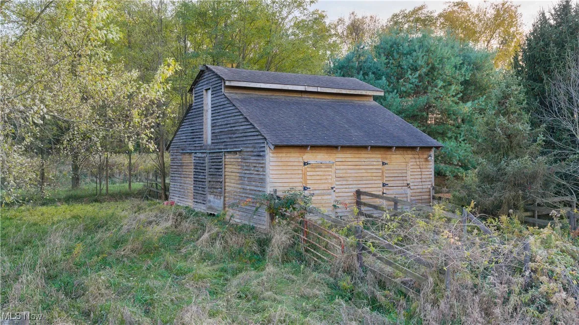 View of barn