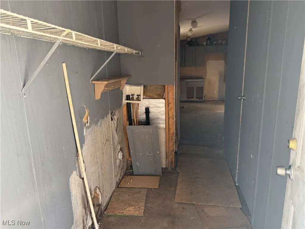 Storage featuring electric panel