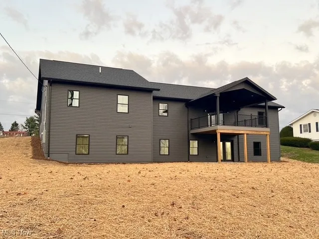 Rear view of property