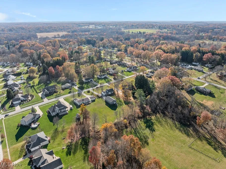 Aerial view of property's location