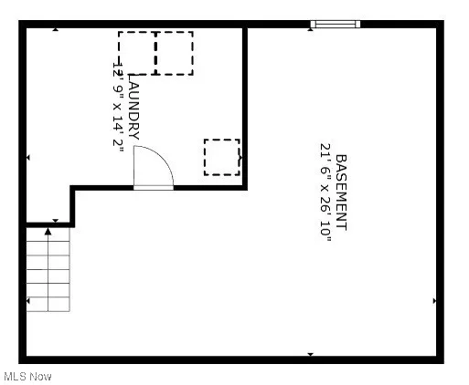 Basement Plan - For Illustrative Purposes Only.  Deemed Reliable but Not Guaranteed.