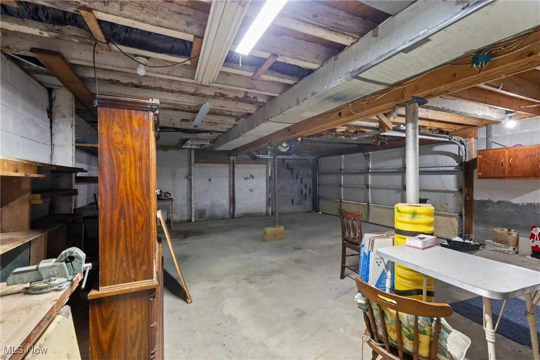 View of basement