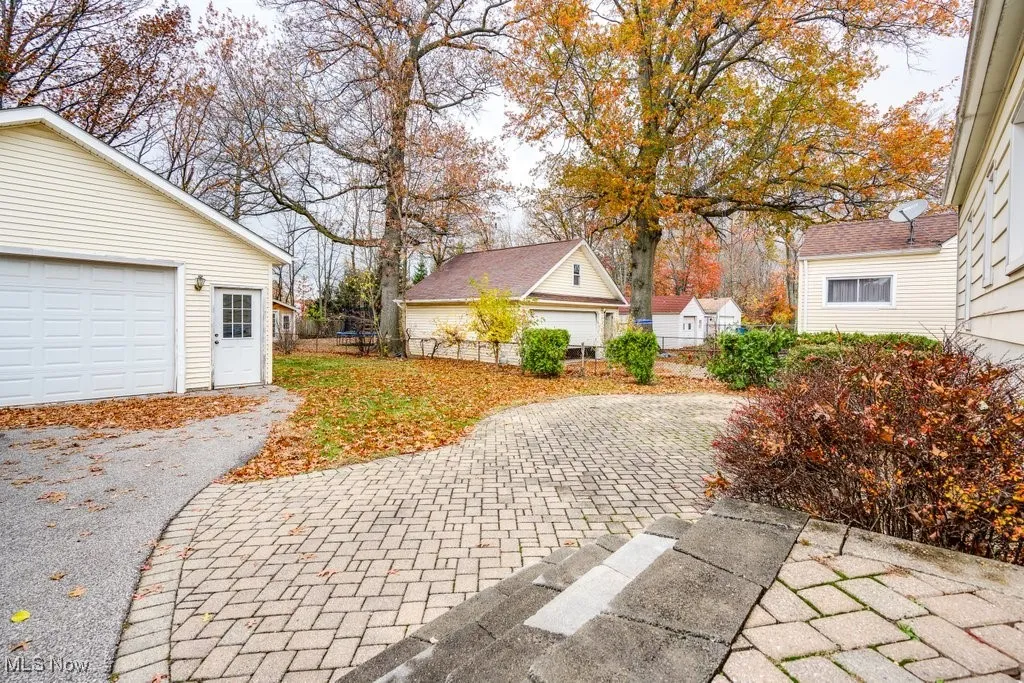 Paved patio for summer fun in the sun.