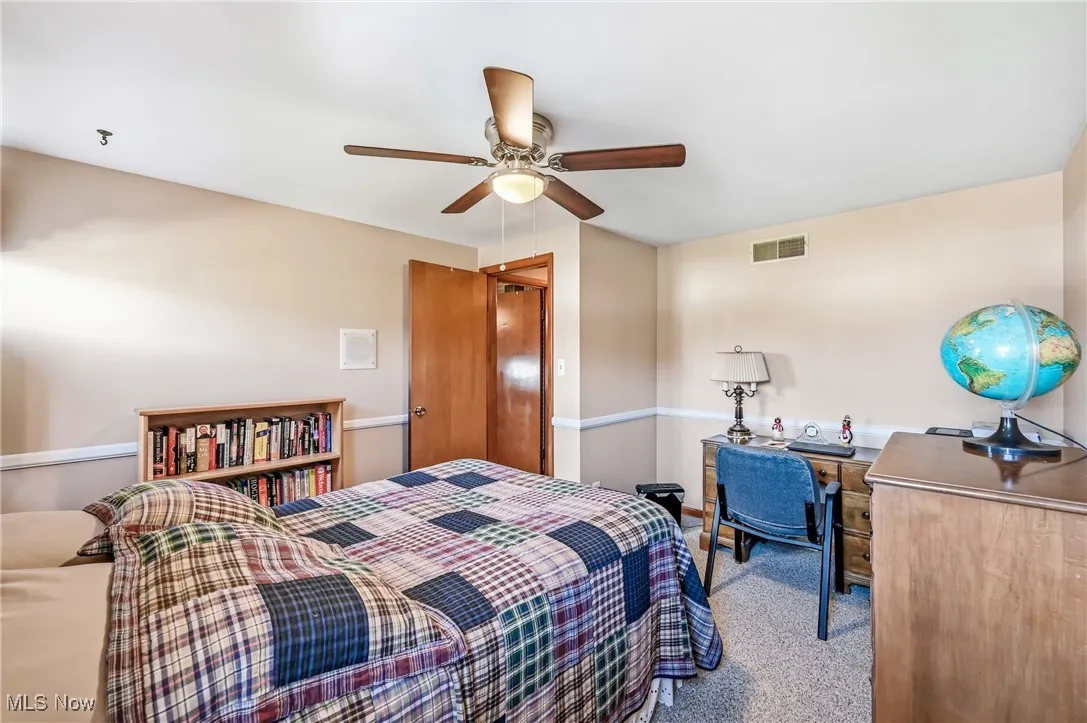 3rd Bedroom with fan, newer windows and nice size closet (See drawing of floor plan)