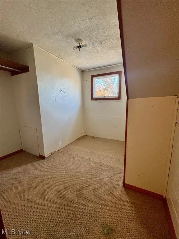 extra room upstairs for possible storage or office