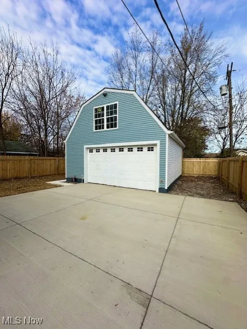 Garage with a detached garage