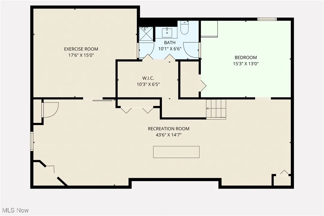 View of room layout