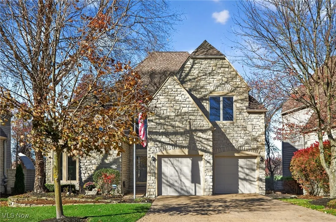 View of front of home featuring stone front