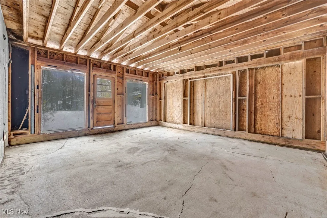 Misc room featuring a garage