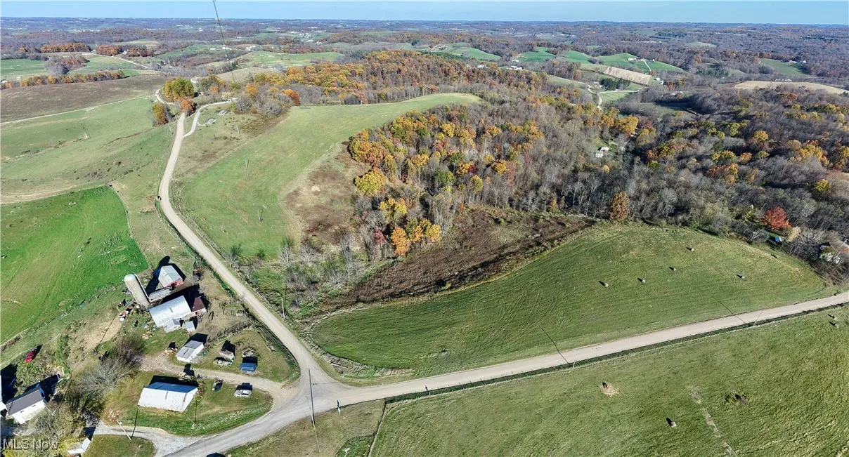 Aerial view of property and surrounding area