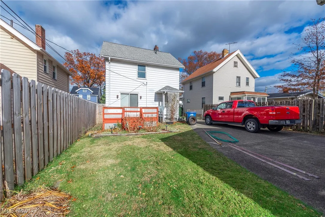 Back of property