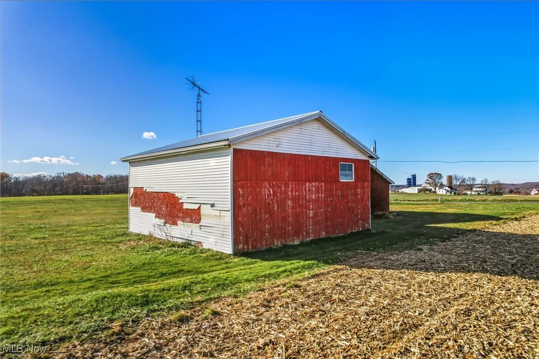 Back and side of back garage