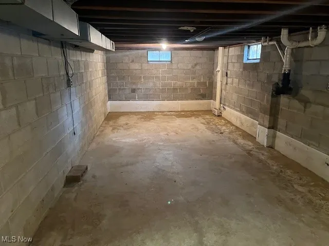 View of basement