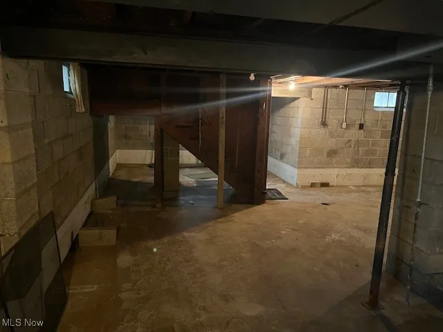 View of basement