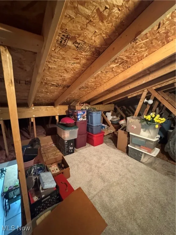 View of attic