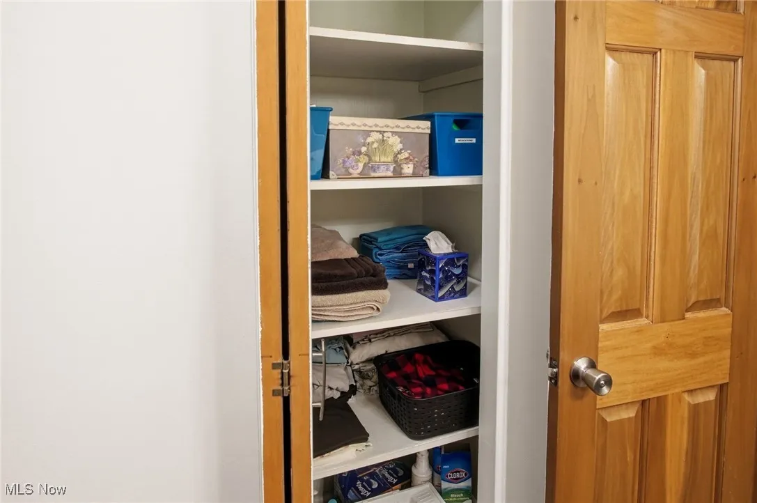 Linen Closet in the Hall Bath