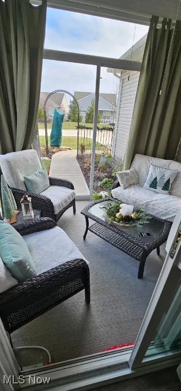 outdoor patio recently professionally enclosed; with outlets and ceiling fan. space heater only for winter season