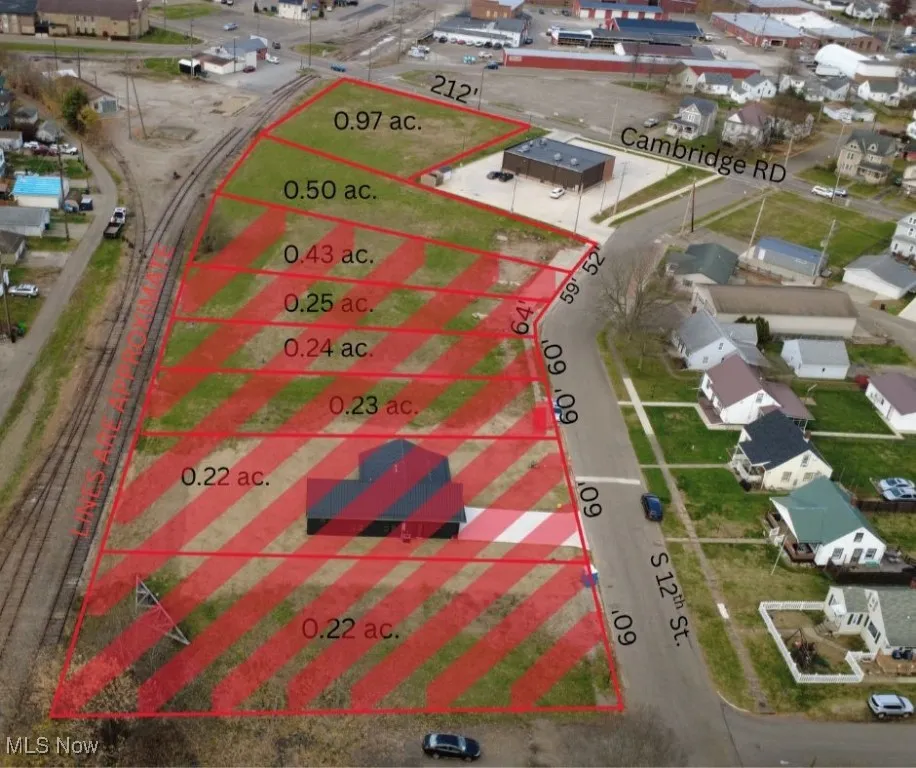 Map / location with property boundaries highlighted