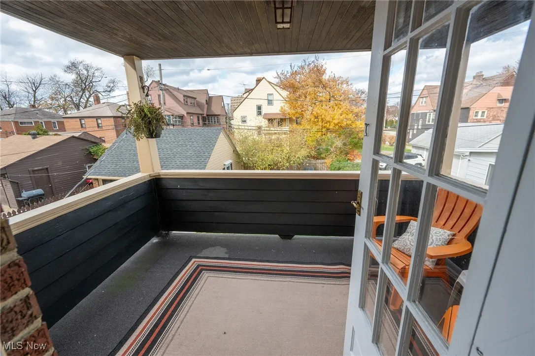 Balcony from bedroom