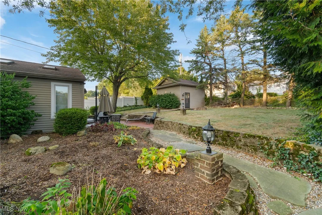 View of yard featuring a patio area