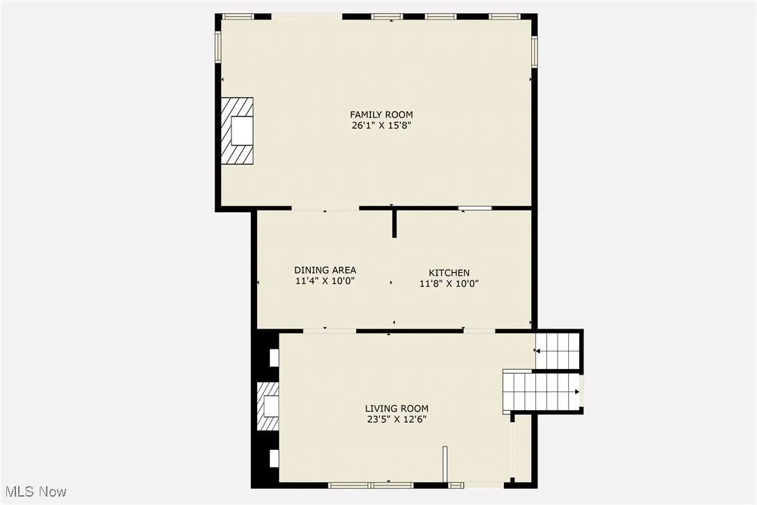 View of room layout