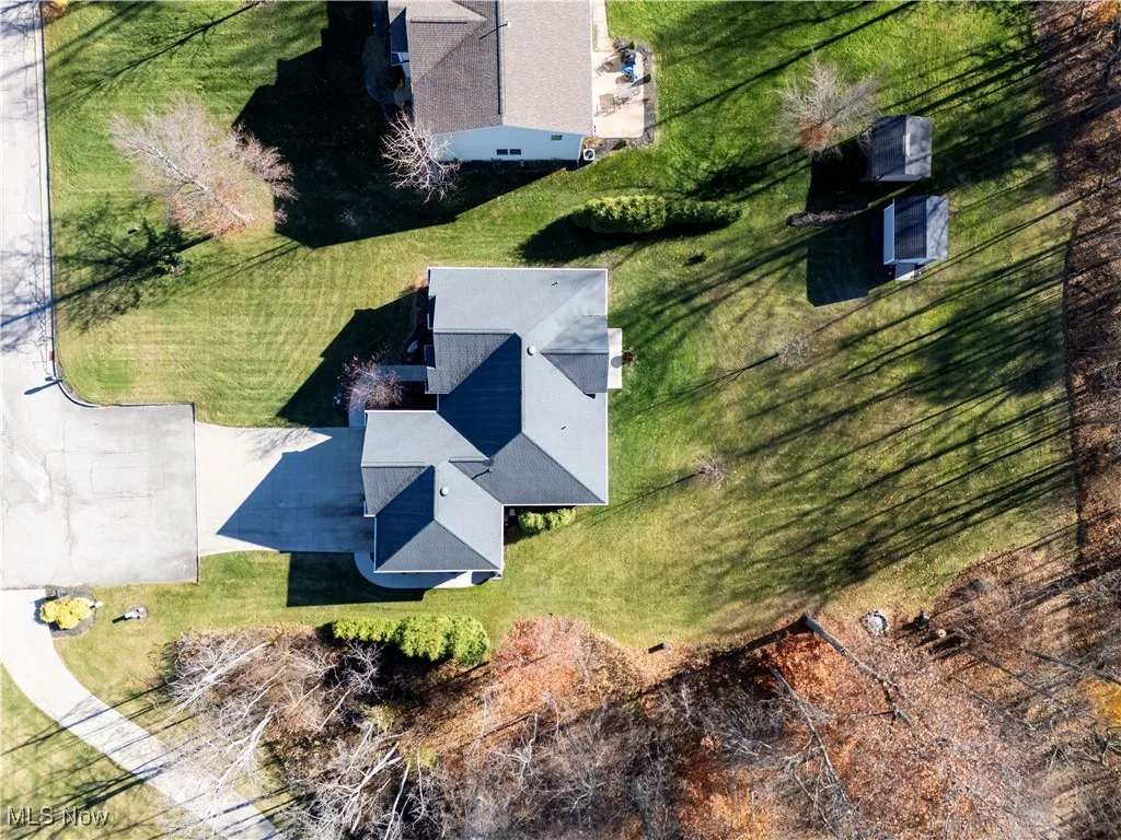 Aerial view of property and surrounding area