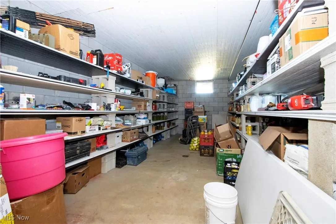 View of storage area