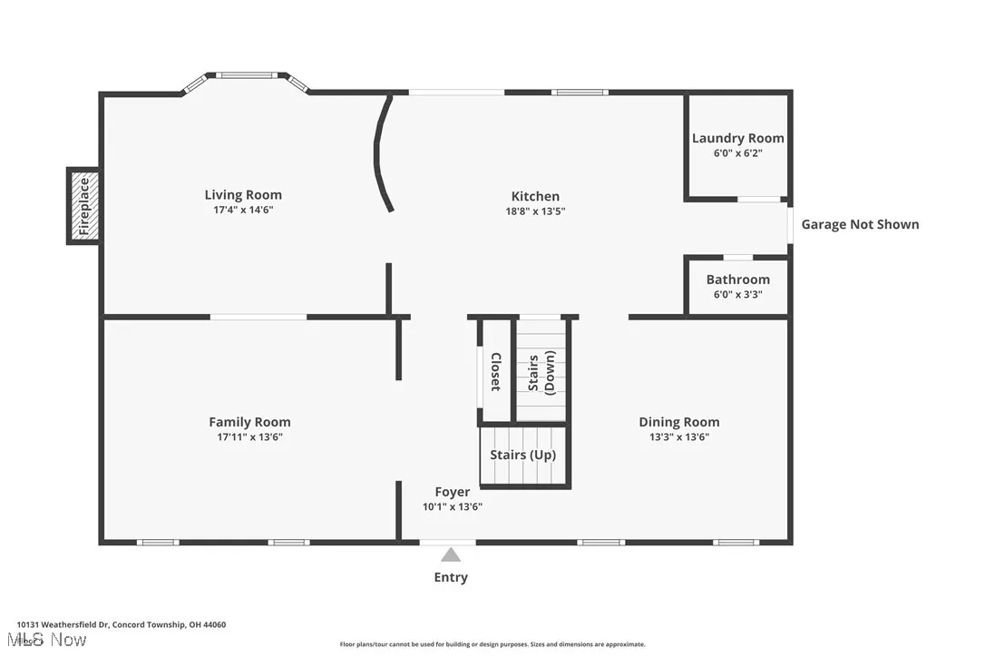 View of floor plan / room layout
