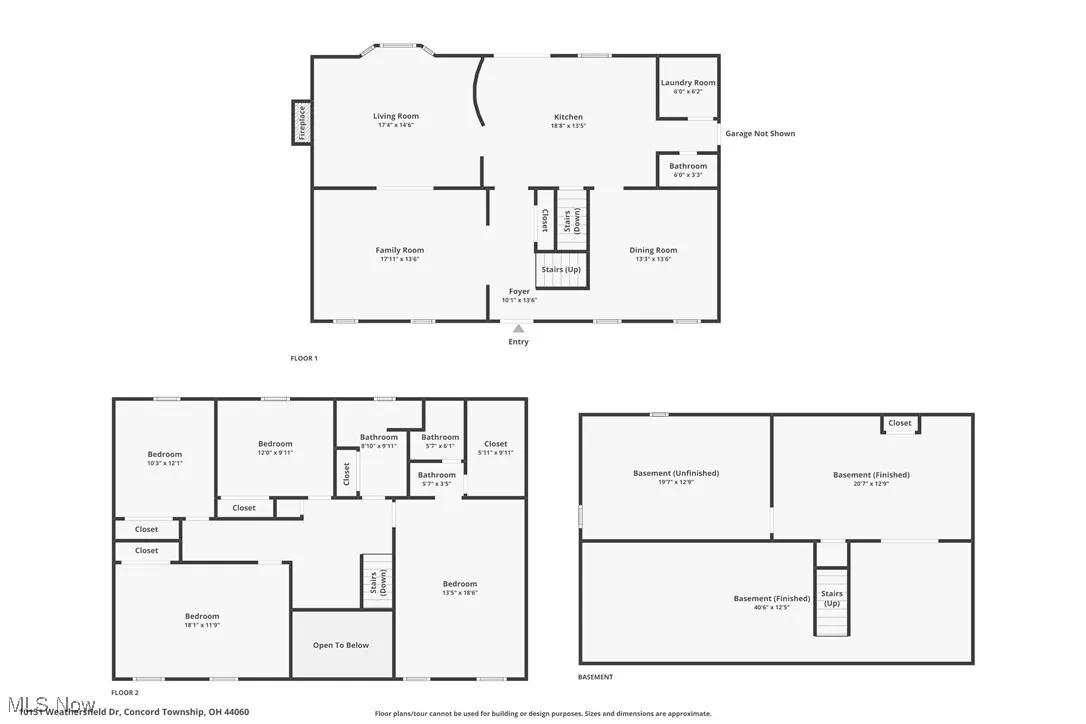 View of floor plan / room layout